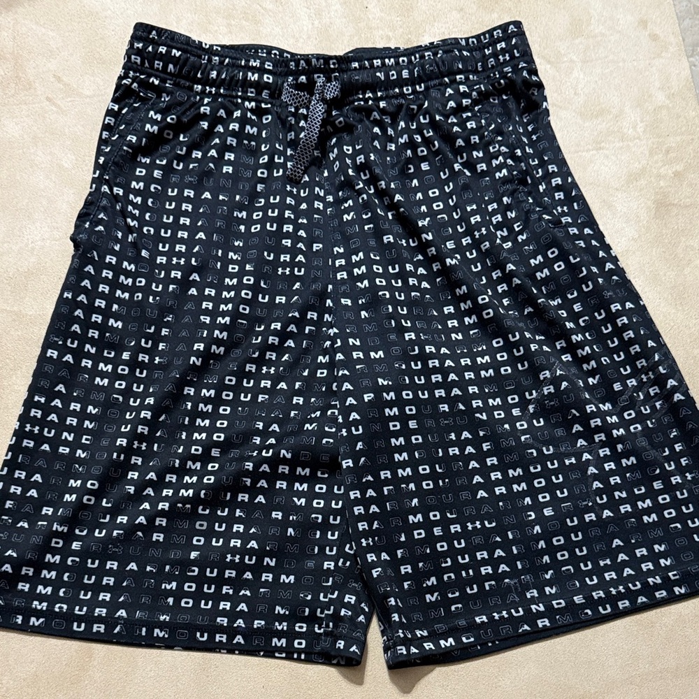 Under Armour Monochrome Logo Print Shorts